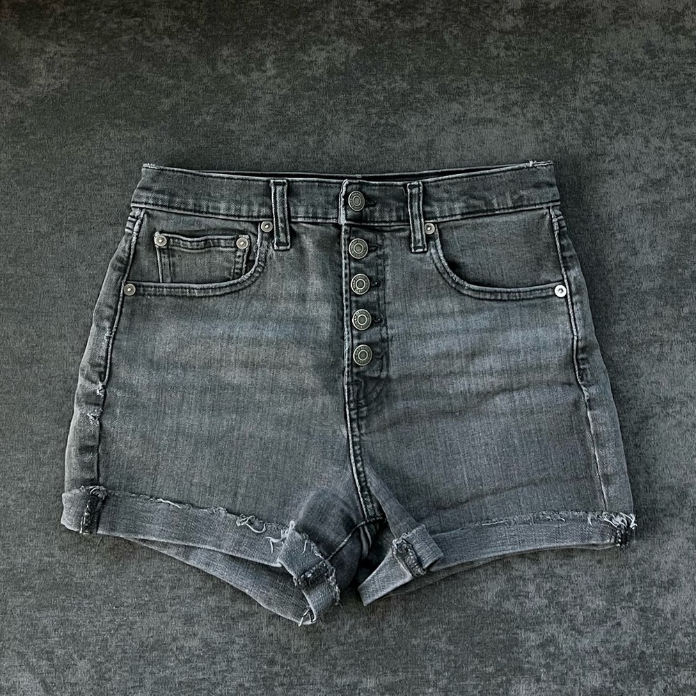 Gap High Rise 5 Button Fly Shorts Size 4/27